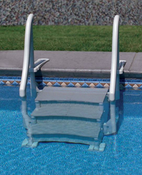 inground swimming pool steps ladders